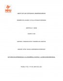 Actividad de aprendizaje El desarrollo social y la ideología individual