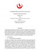 Position Paper: Gobierno de los Estados Unidos de América
