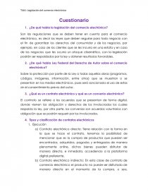 LEGISLACION DEL COMERCIO ELECTRONICO. Página 1
