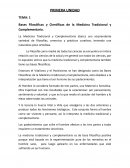 BASES FILOSÓFICAS DE LA MEDICINA TRADICIONAL