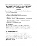 Estrategias didácticas