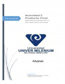 Aduanas, las importaciones y exportaciones