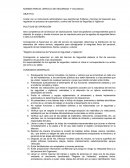 NORMAS PARA EL SERVICIO DE SEGURIDAD Y VIGILANCIA