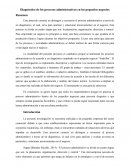 Diagnóstico de los procesos administrativos en los pequeños negocios