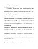 Diagnostica, Descriptiva y explicativa