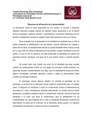 Afirmacion de la personalidad