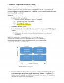 Caso Final : Empresa de Productos Lácteos.
