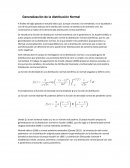 Generalización de la distribución Normal