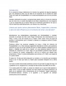 ¿Hasta qué punto somos plenamente libres, imparciales y estamos a salvo de toda influencia en el momento de tomar una decisión?