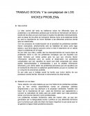 TRABAJO SOCIAL Y la complejidad de LOS WICKEd PROBLEMs