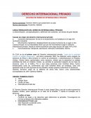 APUNTES DERECHO INTERNACIONAL PRIVADO