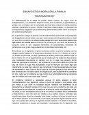 ENSAYO ETICA-MORAL EN LA FAMILIA “DROGADICCION”