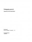 Pedagogía general Segundo parcial domiciliario