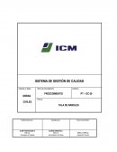 SISTEMA DE GESTIÓN DE CALIDAD . TALA DE ARBOLES