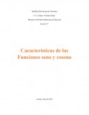Características de las Funciones seno y coseno