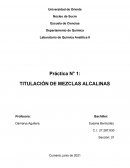 Práctica N° 1: TITULACIÓN DE MEZCLAS ALCALINAS