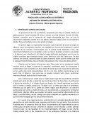 Informe clinica. Familia y terapia familiar