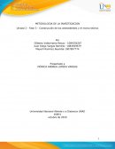 Fase 3 - Construcción de los antecedentes y el marco teórico