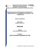 Análisis de Español Creativo III