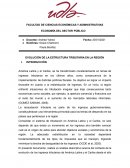 EVOLUCIÓN DE LA ESTRUCTURA TRIBUTARIA EN LA REGIÓN