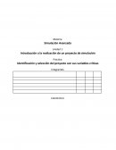 Práctica: Identificación y seleсción del proyecto con sus variables críticas