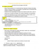 Resumen de Historia mundial de la comunicacion
