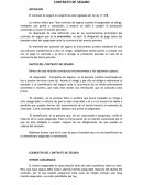 CONTRATO DE SEGURO DEFINICION