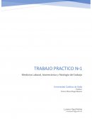 Trabajo Practico nº1 Medicina laboral