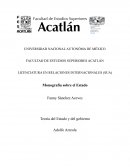 Teoría del Estado y del gobierno