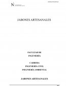 JABONES ARTESANALES ,PROYECTO DE QUÍMICA ORGÁNICA