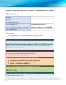 Requisitos legales para llevar contabilidad en un negocio