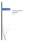 Ensayo comprensión lectora