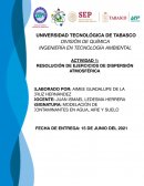 Ejercicios practicos de dispersión atmosférica