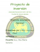 Soporte educativo “Genios”