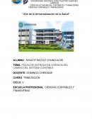 FECHA DE ENTRADA EN VIGENCIA DEL CAMBIO DEL SISTEMA CONTABLE