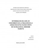 Tesis Síndrome De Tourette