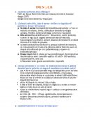 ¿Cuál es la clasificación clínica del dengue?