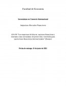 Los esquemas de futuros, opciones financieras y warrants como mecanismo de protección e inversión para operaciones financieras internacionales