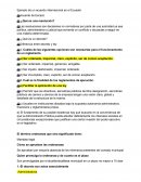 Ejemplo de un acuerdo internacional en el Ecuador
