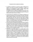 Comentario crítico los métodos de enseñanza