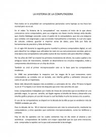 La historia de la computadora. Página 1