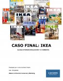 CASO FINAL: IKEA. BLOQUE INTERNACIONALIZACIÓN Y E-COMMERCE