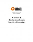 Teorías psicológicas Cognitivo Conductual
