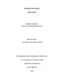 DISCURSO Hablemos del Cambio Climático