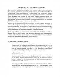 DIMENSIONES INTELIGENCIA ESPACIAL. Página 1