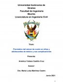 Pronóstico del cáncer de ovario en niñas y adolescentes de méxico y sus complicaciones