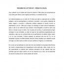 RESUMEN DE LECTURA Nº1: CIRQUE DU SOLEIL