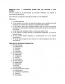 DERECHO CIVIL. 1. “DISTINCIÓN ENTRE UNA LEY NATURAL Y UNA NORMA”