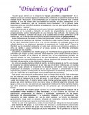 Dinámica grupal