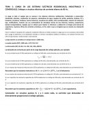 Explicación de cargas en sistemas eléctricos industriales
